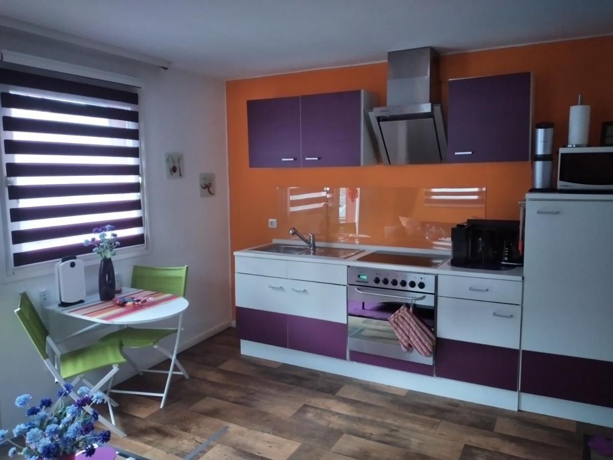 Ferienwohnung "Kunterbunt" Mit Burgblick Und Dachterrasse Monschau Buitenkant foto