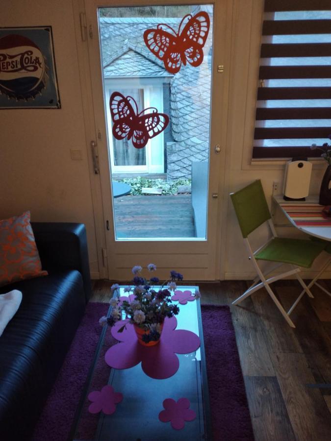 Ferienwohnung "Kunterbunt" Mit Burgblick Und Dachterrasse Monschau Buitenkant foto